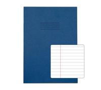 Rhino A4 Exercise Book 80 Page Ruled F8M Dark Blue (Pack 50) - VEX668-365-0