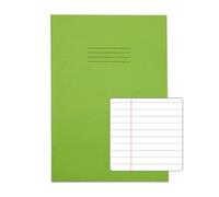RHINO A4 Exercise Book 96 Page Light Green F8M Carton of 50 Books