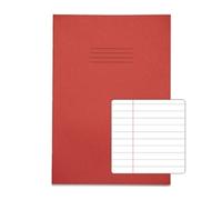 RHINO A4 Exercise Book 96 Page Red F8M Carton of 50 Books