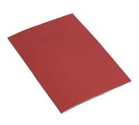 Rhino Stationery Exercise Book | A4 | 32 Page | 15mm Lined | Red | Learning Resources | School Books | Pack of 10