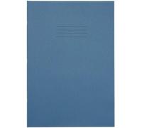 Rhino A4 Exercise Books, 32-Page/Top Half Blank & Bottom Half 13mm Lined Paper Notebook, 1-Pack, Office & School Stationery Supplies, Light Blue