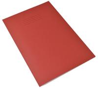 Rhino , VPW024-14-8 Stationery Project Book | A4 | 32 Page | Top Half Blank & Bottom Half 13mm Lined | Red | Pack of 10