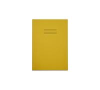 Rhino A4 Exercise Books, 64 Page / 5mm Squared Paper Notebook, 10 Pack, Office & School Stationery Supplies, Yellow