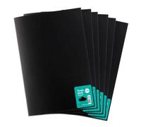 Rhino A4 Polypropylene Toughback Science Book 64 Page Feint Ruled 8mm With Margin and 2:10:20 Graph Ruling On Reverse (Pack 6) - TBSC2Y-8