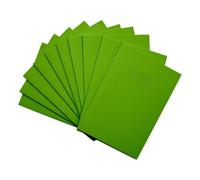 Rhino Exercise Book - A4 64 Pages, Top Half Plain & Bottom Half 15mm Lined, Light Green Pack of 50