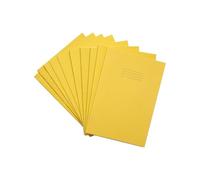 Rhino Exercise Book 5mm Square 80 Pages A4 Yellow (Pack of 50) VC49676
