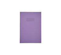 Rhino A4 Exercise Books, 80-Page / 8mm Lined with Margin Paper Notebook, 1-Pack, Office & School Stationery Supplies, Purple