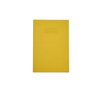 Rhino A4 Exercise Books, 80 Page/Blank Paper Notebook, 10 Pack, Office & School Stationery Supplies, Yellow