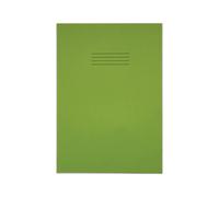 Rhino Exercise Book - 8mm Ruled with Margin - 80 Pages A4+ Light Green - Pack of 50 - VDU080-238-6