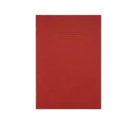Rhino Exercise Book Plain 48 Pages A4+ Red (Pack Of 50) -