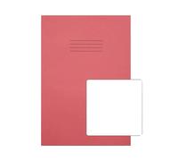 Rhino A4 Exercise Books Plain 80 Pages Pink (Pack of 50) VC48483
