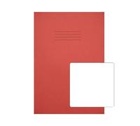 Rhino Exercise Book Plain 80 Pages A4+ Red Pack of 50 VC50452