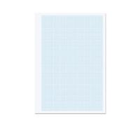 RHINO A4 Loose Leaf Graph Paper, 500 Sheets / 1000 Page, 10mm Graph Ruling, 1-Pack, Unpunched, School & Office Stationery Supplies