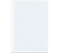 Rhino A4 Loose Leaf Graph Paper, 500 Sheets / 1000 Page, 20mm Graph Ruling, 5-Pack, Unpunched, School & Office Stationery Supplies