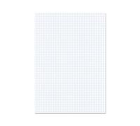 Rhino A4 Loose Leaf Lined Paper, 500 Sheets / 1000 Pages, 7mm Squared Paper, 1-Pack, Unpunched, School & Office Stationery Supplies