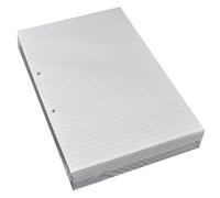 RHINO A4 Loose Leaf Lined Paper, 500 Sheets / 1000 Page, 8mm Lined Paper, Hole Punched, School & Office Stationery Supplies