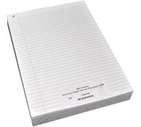 Rhino A4 Loose Leaf Lined Paper, 500 Sheets / 1000 Pages, 8mm Lined with Margin Paper, 1-Pack, Corner-Punched, School & Office Stationery Supplies