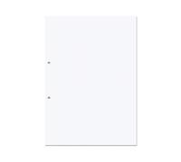 RHINO A4 Loose Leaf Paper, 500 Sheets / 1000 Page, Blank Paper, Hole Punched, School & Office Stationery Supplies