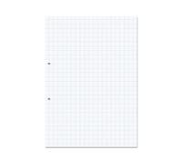 RHINO A4 Loose Leaf Squared Paper, 500 Sheets / 1000 Page, 10mm Squared Paper, Hole Punched, School & Office Stationery Supplies