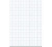 Rhino A4 Loose Leaf Squared Paper, 500 Sheets / 1000 Pages, 10mm Squared Paper, 5-Pack, Unpunched, School & Office Stationery Supplies
