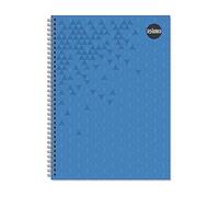Rhino A4 Notebook, 160-Page / 8mm Lined Writing Book, 1-Pack, Hardback & Wirebound Spiral Pad, School & Office Stationery Supplies