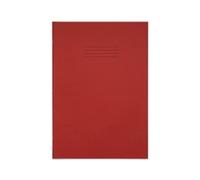 Rhino A4 Plus Exercise Book Red Ruled 80 page (Pack 50) VDU080-200
