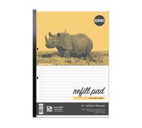 Rhino A4 Refill Pad 400 Page Feint Ruled 8mm With Margin (Pack 5) - V4DCFM-0