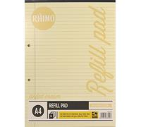 RHINO A4 REFILL PAD 50 LEAF TINTED CREAM (PACK OF 6)