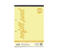 Rhino A4 Special Refill Pad 100 Page 7mm Squared Yellow Tinted Paper (Pack 6) - HAYQ-4