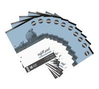 Rhino A4 Refill Pad 160 Page Plain (Pack 10) - V4PH-0