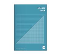 Rhino A4 Science Book 64 Page Page Feint Ruled 8mm With Margin With 1:5:10 Graph Ruling On Reverse (Pack 10) - SDSC1BU-2