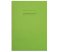 RHINO A4 Special Exercise Book 80 Pg Light Green Cream Paper F8M Pk 10