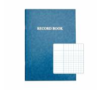 RHINO A4 Teacher's Record Book, 80-Page / 5-Pack, Attendance Register Book, Teacher Stationery Supplies, Blue