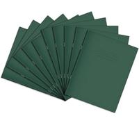 Rhino 9 x 7 Exercise Book 80 Page Ruled F8M Dark Green (Pack 100) - VEX554-83-6