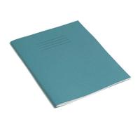 Rhino A5+ Exercise Books, 48 Page / 8mm Lined Paper Notebook, 10 Pack, 9 x 7 Writing Book, Office & School Stationery Supplies, Light Blue