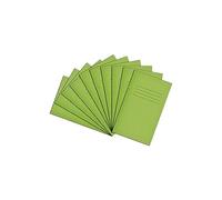Rhino A6+ Exercise Books, 48-Page / 7mm Lined Paper Notebook, 100-Pack, Writing Book, Office & School Stationery Supplies, Light Green