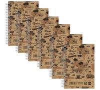 Rhino Wirebound Notebook 200 Pages 7mm Ruled A6 (Pack of 6) SRSE3