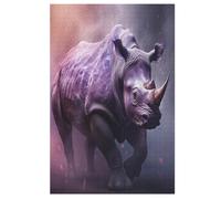 Rhino Adults Kids Puzzle Jigsaw 1000 Pieces Educational Toy Game Family Decoration 78×53cm