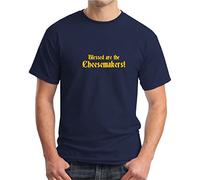 Rhino and Mugsy Blessed are The Cheesemakers - Mens T Shirt from (Navy Blue, Medium)