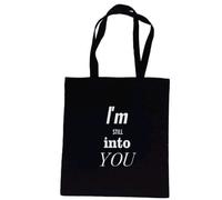 Rhino and Mugsy I'm Still into You - Black Tote Bag from