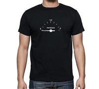 Rhino and Mugsy Patience On Empty - Mens T Shirt from (Black, Large)