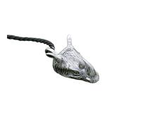 Rhino Animal Pendant Necklace Rhino Head The Big Five African Beasts Jewelry