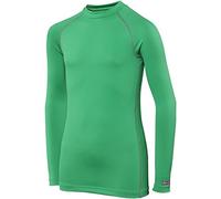 Rhino Base Layer Top Junior - Unisex Long Sleeve Sports Compression Body Fit Top Green LY/XLY