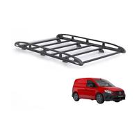 Rhino Black Roof Rack For Mercedes Citan (2022+) Van - Heavy Duty Kammrack Black With Integrated Ladder Roller (B687)