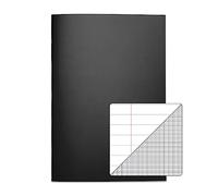 Rhino, Black,TBSC1BU-0 Stationery Science Book | A4 | 64 Page | 8mm Lined with Margin & 1:5:10 Graph Paper On Alternate Pages | Dark Blue | Learning Resources | School Books | Pack of 1