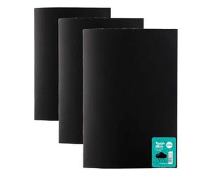 Rhino, Black,TBSC1BU-0 Stationery Science Book | A4 | 64 Page | 8mm Lined with Margin & 1:5:10 Graph Paper On Alternate Pages | Dark Blue | Learning Resources | School Books | Pack of 3