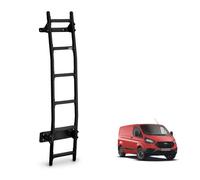Rhino Black Van Ladder for the Ford Transit Custom (2013-2024) Heavy Duty Anti-slip Steps (With Fixing Kit)