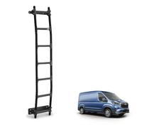 Rhino Black Van Ladder for the Maxus Deliver 9 (2020+) [Note: Only Suitable for Models with Medium Roof (H1)] Heavy Duty Anti-slip Steps (With Fixing Kit)