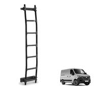 Rhino Black Van Ladder for the Renault Master (2010-2024) [Note: Only Suitable for Models with H1 Roof] Heavy Duty Anti-slip Steps (With Fixing Kit)