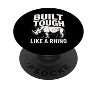 Rhino Build Tough Like A Rhino Animal PopSockets Adhesive PopGrip